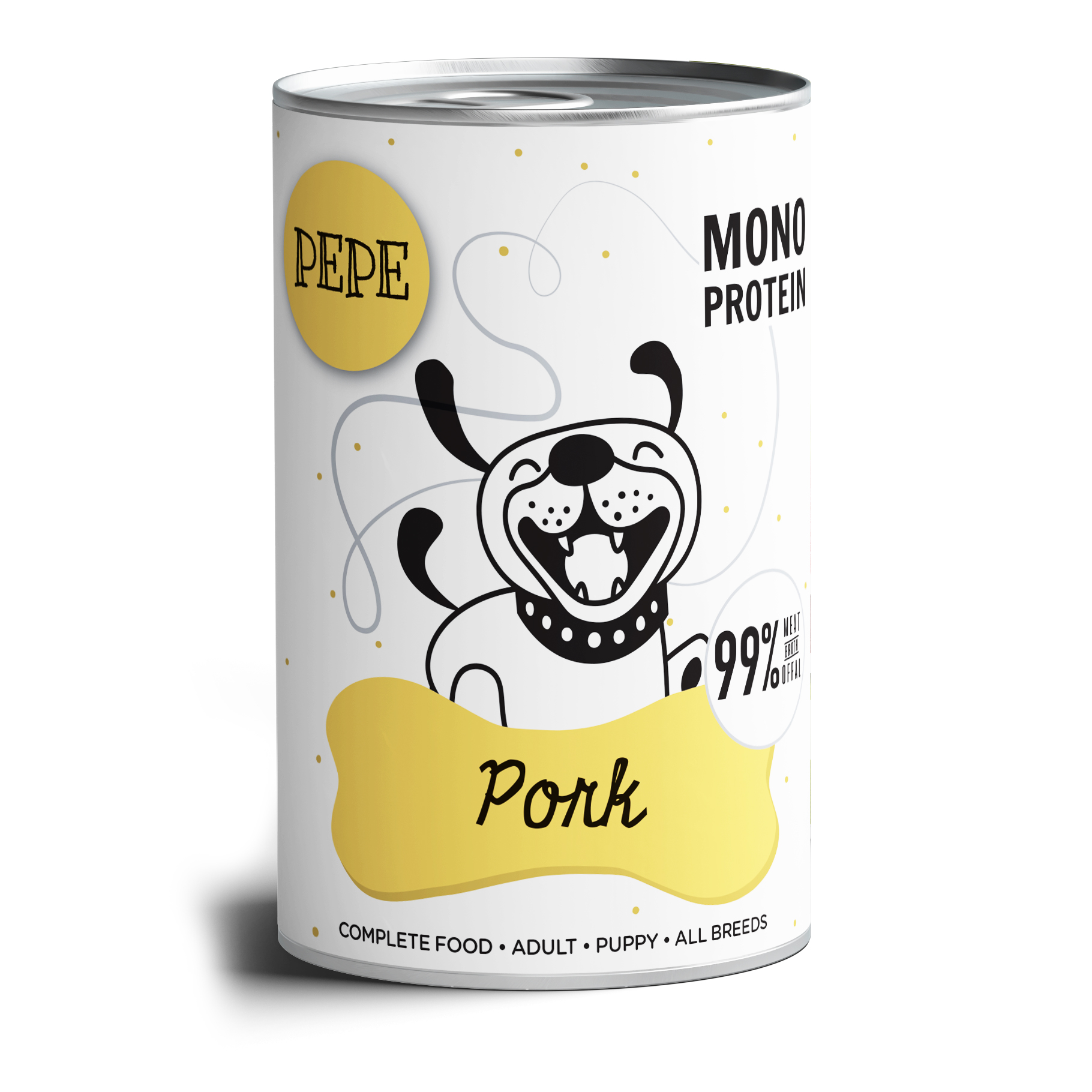 Karma Mokra dla Psa Pepe Monoproteinowa Wieprzowina 400g