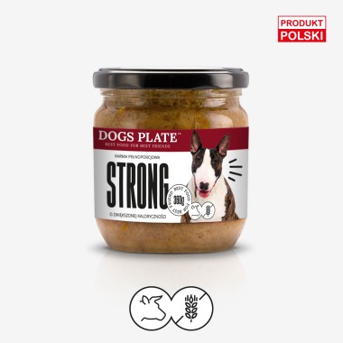 Karma Mokra dla Psa Dogs Plate Strong Monoproteinowa Wołowina 360g