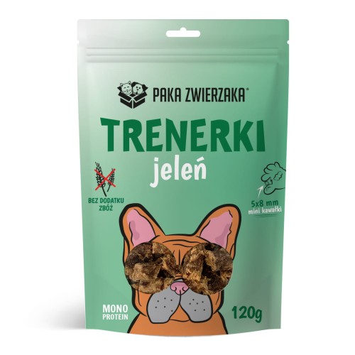 Trenerki dla Psa Paka Zwierzaka Jeleń 120g
