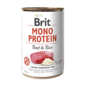 Karma Mokra dla Psa Brit Care Monoproteinowa Wołowina z Ryżem 400g