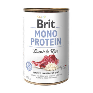 Karma Mokra dla Psa Brit Care Monoproteinowa Jagnięcina z Ryżem 400g