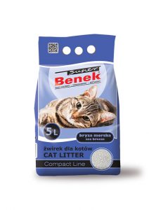 Żwirek dla Kota Super Benek Compact Bentonitowy Morski