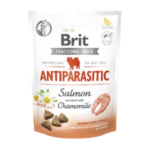Przysmak dla Psa Brit Care Funcional Snack Antiparasitic Wspomagający Odrobaczanie 150g