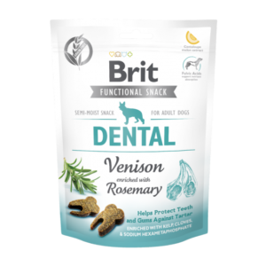 Przysmaki dla Psa Brit Care Funcional Snack Dental na Zdrowe Zęby i Dziąsła Dziczyzna 150g