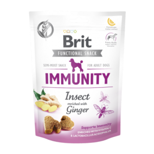 Przysmaki dla Psa Brit Care Funcional Snack Immunity Wspomagające Odpornościowy Insekty 150g