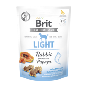 Przysmaki dla Psa Brit Care Funcional Snack Light Królik Papaja 150g