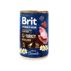Karma Mokra dla Psa Brit Premium Indyk z Wątróbką