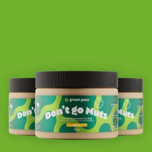 Zestaw 👅 Lizus 👅 masło orzechowe Don't Go Nuts Green Paw 3 sztuki