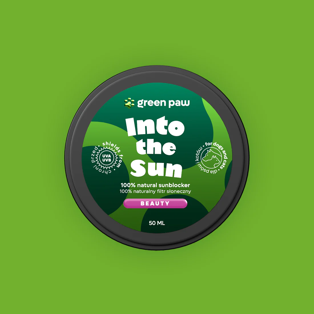 Maść na Łapki dla Psa i Kota Into the Sun Green Paw 50ml