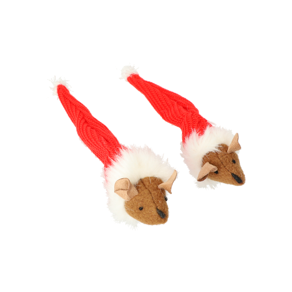 Świąteczna Zabawka dla Kota Dingo Myszka Santa - Image 4