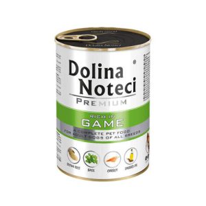 Karma mokra dla psa Dolina Noteci Premium Bogata w Dziczyznę