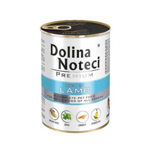 Karma mokra dla psa Dolina Noteci Premium Bogata w Jagnięcinę