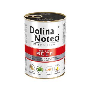 Karma mokra dla psa Dolina Noteci Premium Bogata w Wołowinę