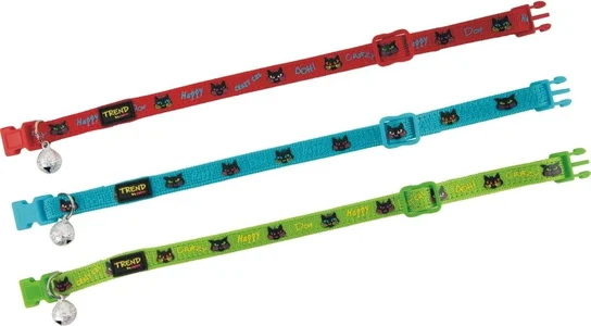 Obroża dla kota Chico Trend z nadrukiem 30cm Czerwona - Image 2