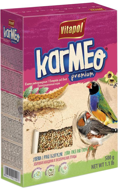 Karma dla ptaków Vitapol zeberki 500g