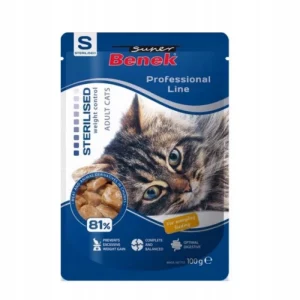 Karma mokra dla kota sterylizowanego Super Benek 100g