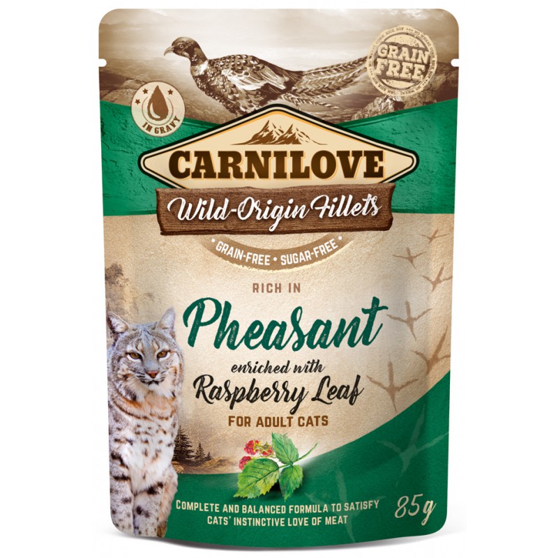 Karma mokra dla kota Carnilove Cat Pouch Pheasant bażant 85g