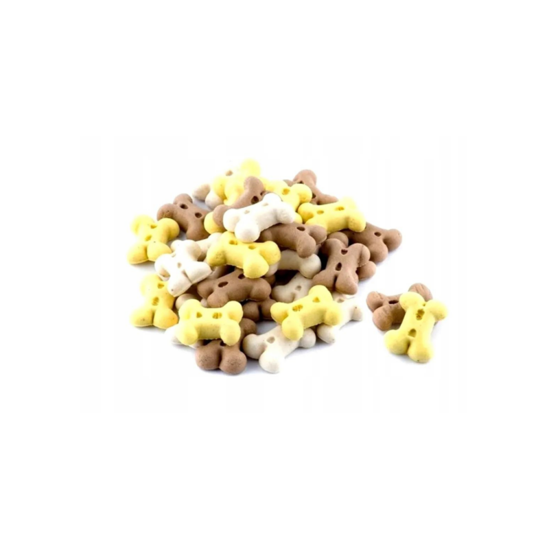 Przysmak dla psa Ciasteczka Kosteczki Maced wanillia mix 1kg