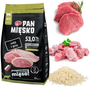Karma sucha dla kotów Pan Mięsko indyk z gęsią S