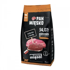 Karma sucha dla kota Pan Mięsko cielęcina z kaczką M