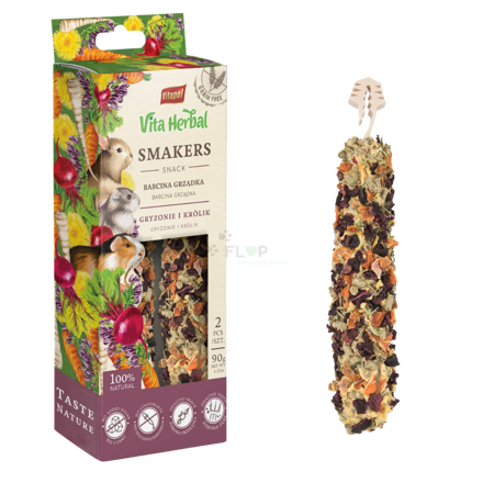 Kolba dla gryzonia Vita Herbal Smakers babcina grządka