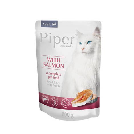 Karma dla kota Piper z łososiem 100g