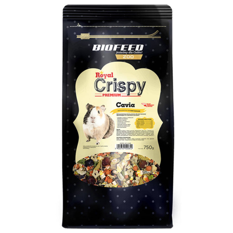 Karma dla świnki morskiej Biofeed Royal Crispy Premium Cavia 0,75kg