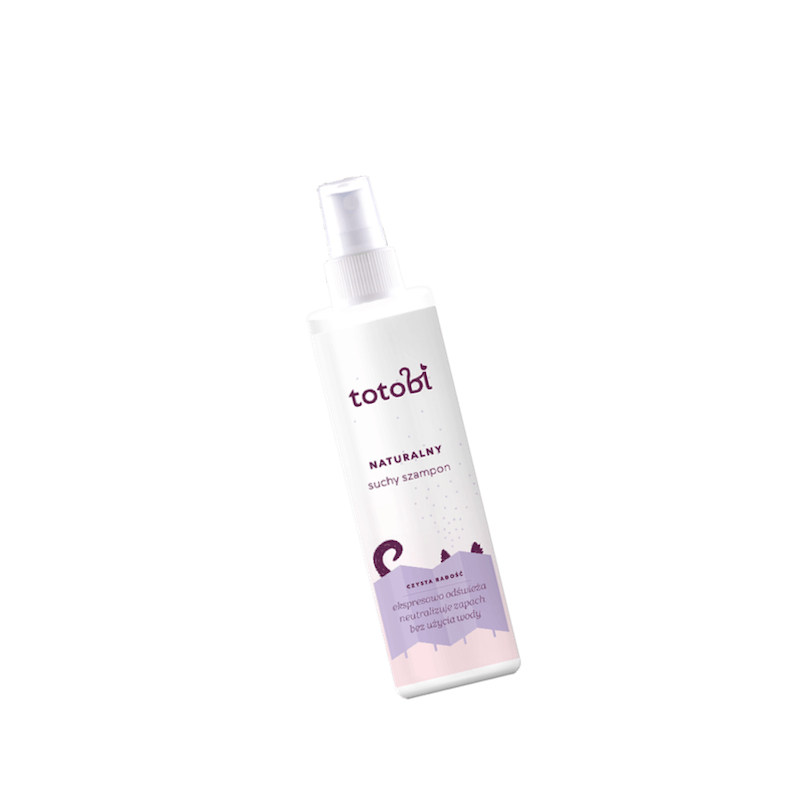 Suchy szampon dla psa lub kota Totobi MINI 100ml