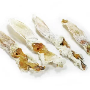Ucho królika z włosem 100% Naturalny Gryzak dla Psa 100g