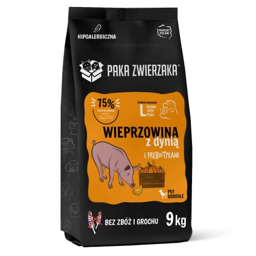 Karma Sucha dla Psa Seventh Heaven Wieprzowina z Dynią L 9kg