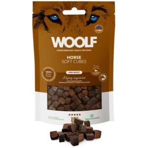 Delikatne kosteczki z koniny Woolf Horse Soft Cubes 100g