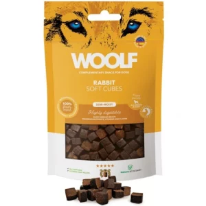 Delikatne kosteczki z królika Woolf Rabbit Soft Cubes 100g