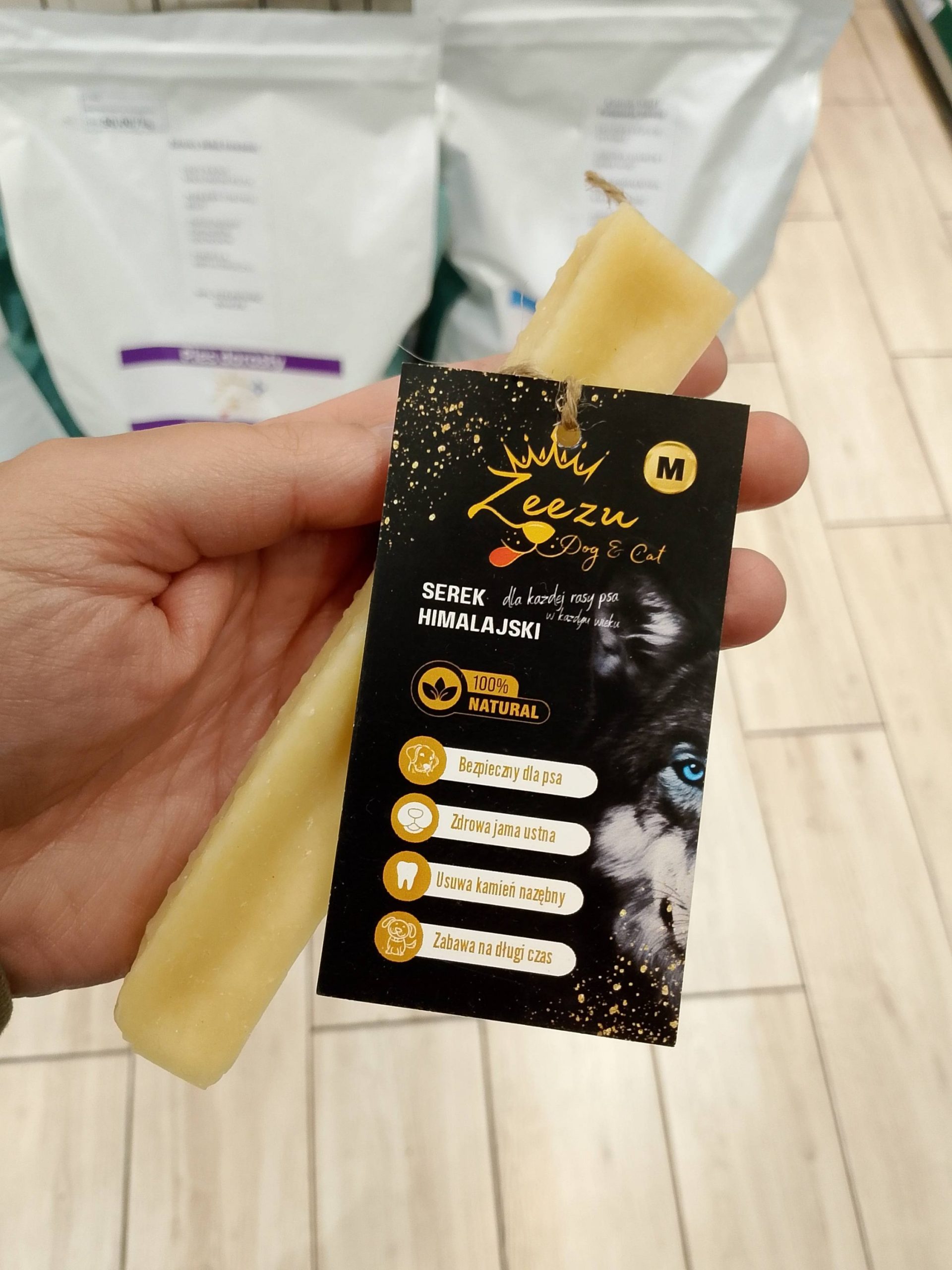 Gryzak dla psa z sera himalajskiego M – Zeezu Dog
