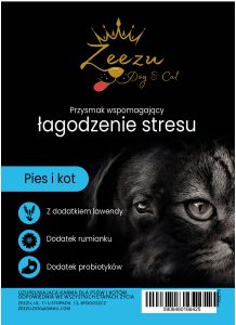 Przysmak funkcyjny dla psa lub kota wspomagający łagodzenie stresu Zeezu Dog and Cat