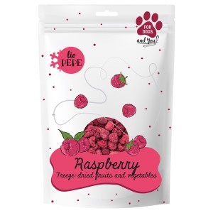 Przysmak dla psa liofilizowany Lio PEPE Raspeberry (malina) 15g