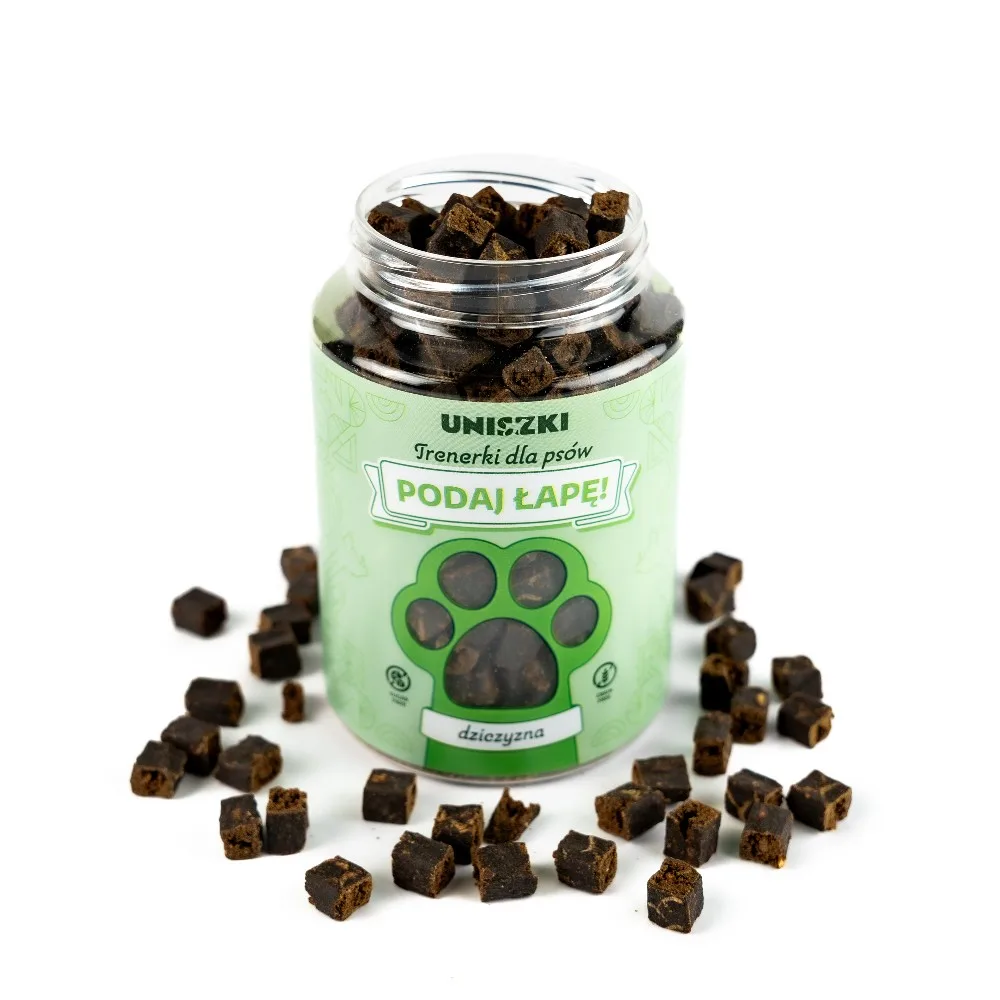 UNISZKI Podaj Łapę - mięsne trenerki dla psów - DZICZYZNA (150g) - Image 2