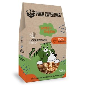 Przysmak liofilizowany Paka Zwierzaka Samo Mięsko KREWETKI 50g