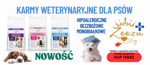 baner zeezu dog vet. karma weterynaryjna dla psów