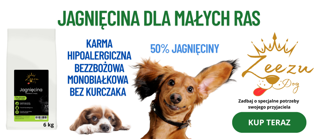 karma zeezu dog jagnięcina dla małych ras